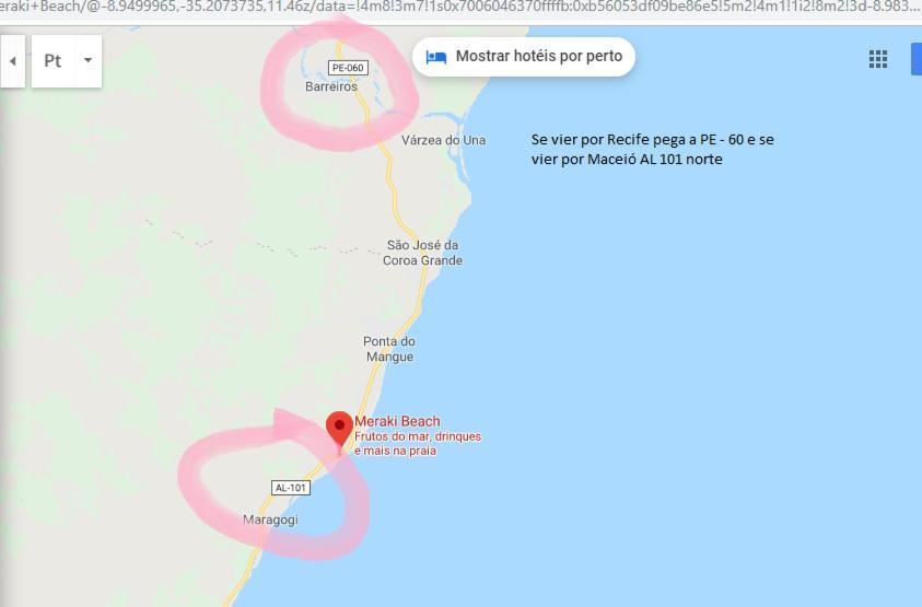 מראגוג'י Pousada Meraki Beach מראה חיצוני תמונה